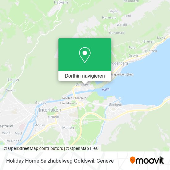 Holiday Home Salzhubelweg Goldswil Karte