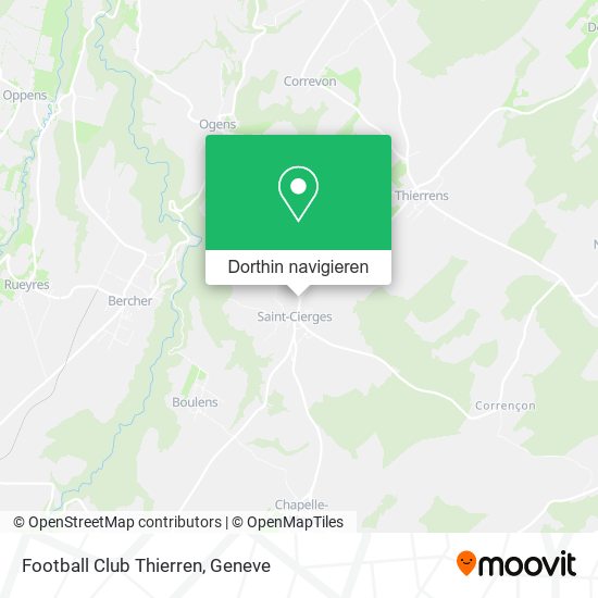 Football Club Thierren Karte