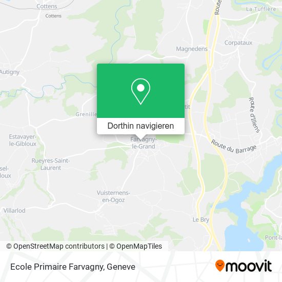 Ecole Primaire Farvagny Karte