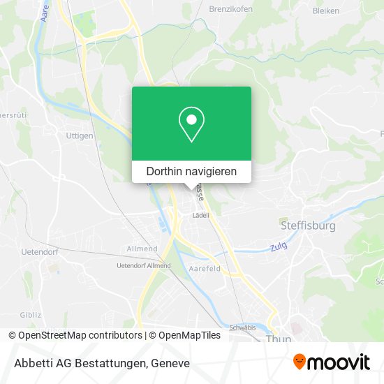 Abbetti AG Bestattungen Karte