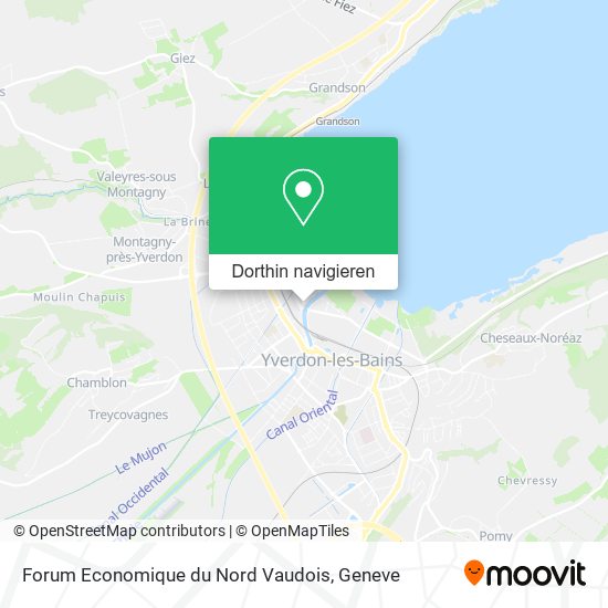 Forum Economique du Nord Vaudois Karte
