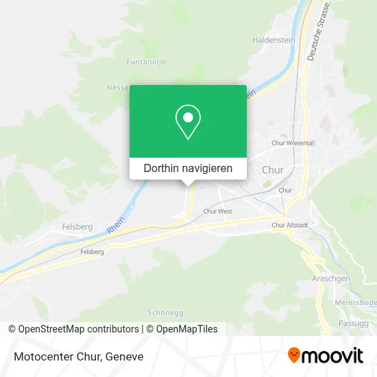 Motocenter Chur Karte