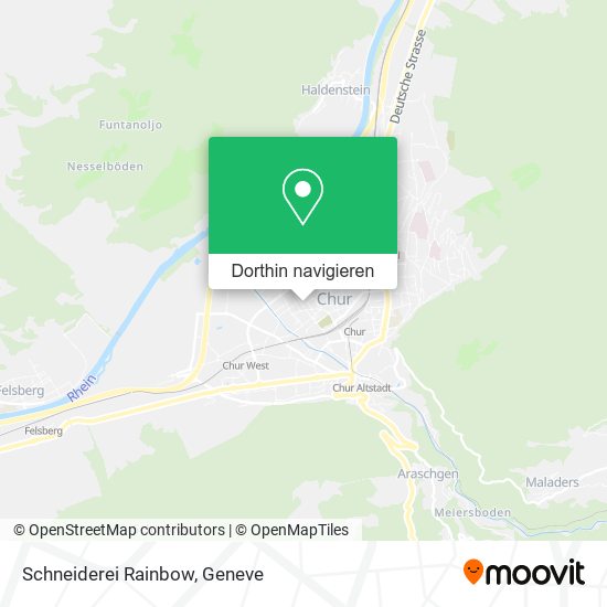Schneiderei Rainbow Karte