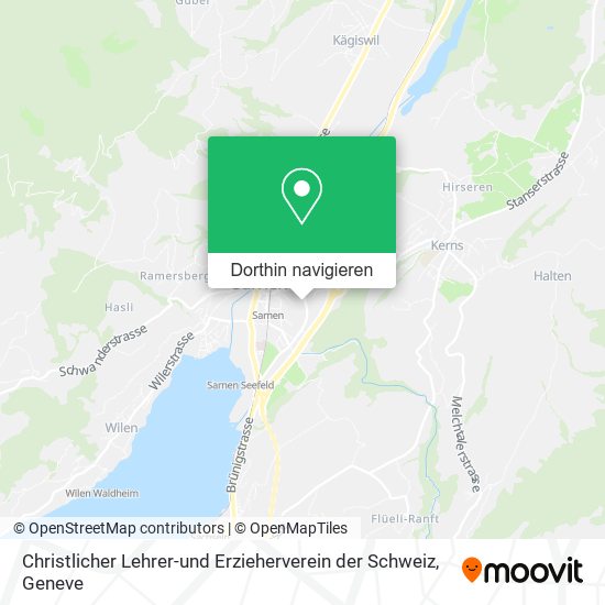 Christlicher Lehrer-und Erzieherverein der Schweiz Karte