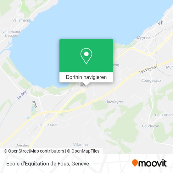 Ecole d'Équitation de Fous Karte