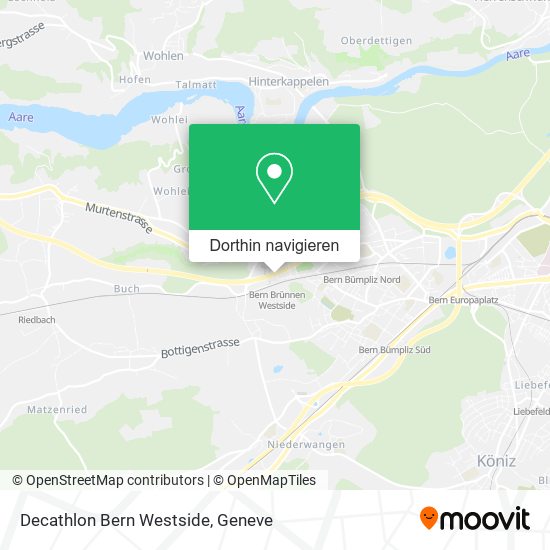 Decathlon Bern Westside Karte