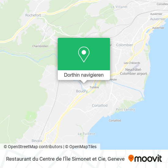 Restaurant du Centre de l'Île Simonet et Cie Karte