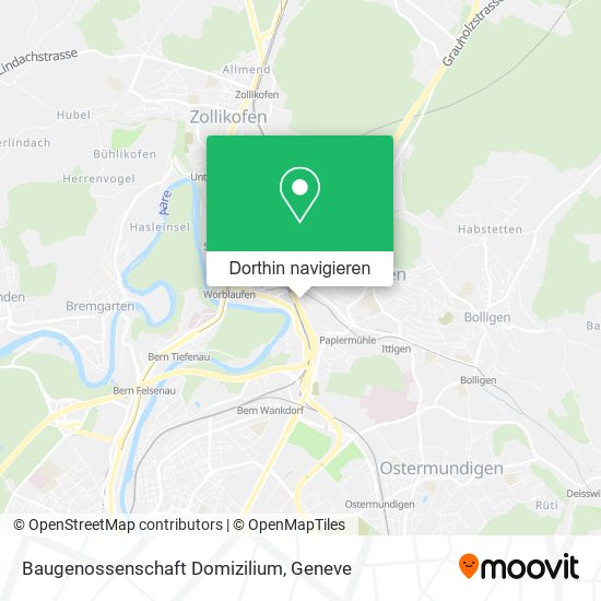 Baugenossenschaft Domizilium Karte