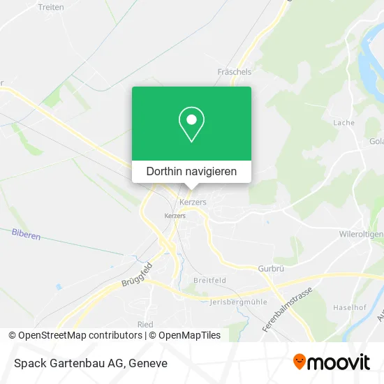 Spack Gartenbau AG Karte