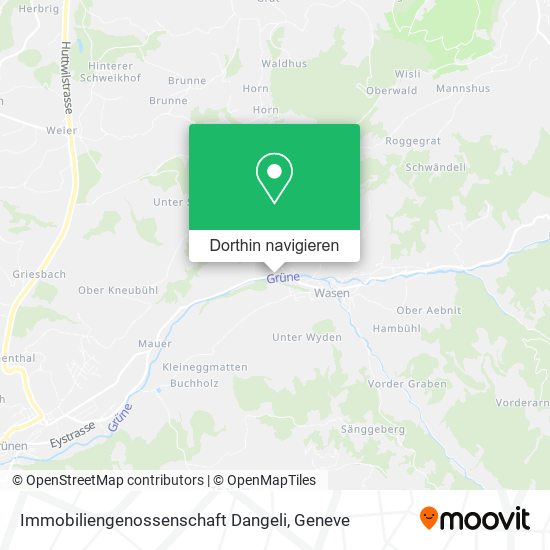 Immobiliengenossenschaft Dangeli Karte