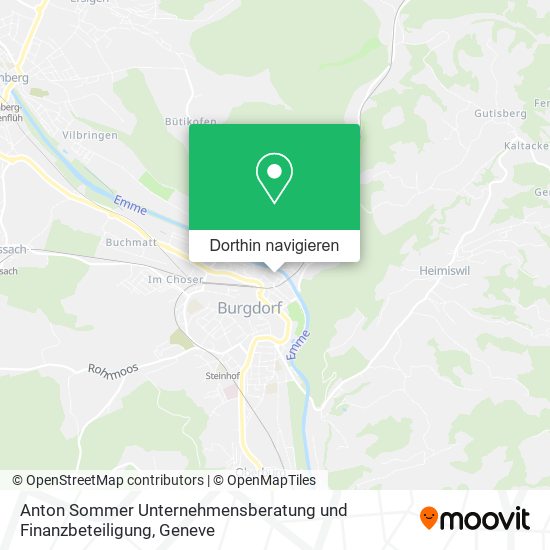 Anton Sommer Unternehmensberatung und Finanzbeteiligung Karte