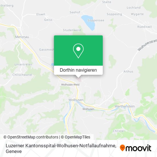 Luzerner Kantonsspital-Wolhusen-Notfallaufnahme Karte