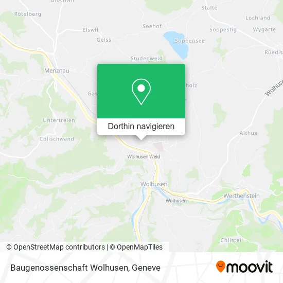 Baugenossenschaft Wolhusen Karte