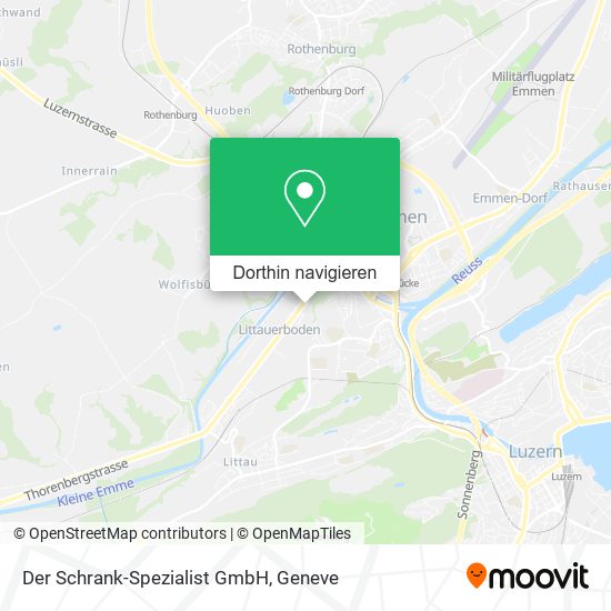 Der Schrank-Spezialist GmbH Karte