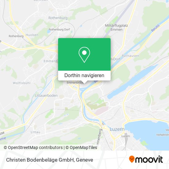 Christen Bodenbeläge GmbH Karte