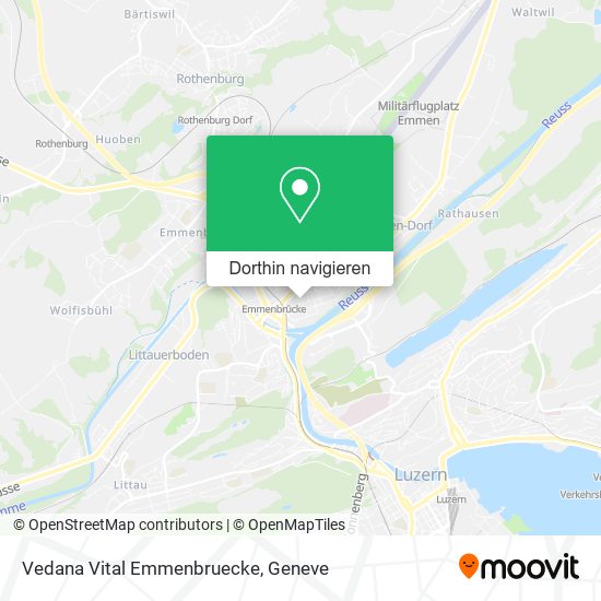 Vedana Vital Emmenbruecke Karte