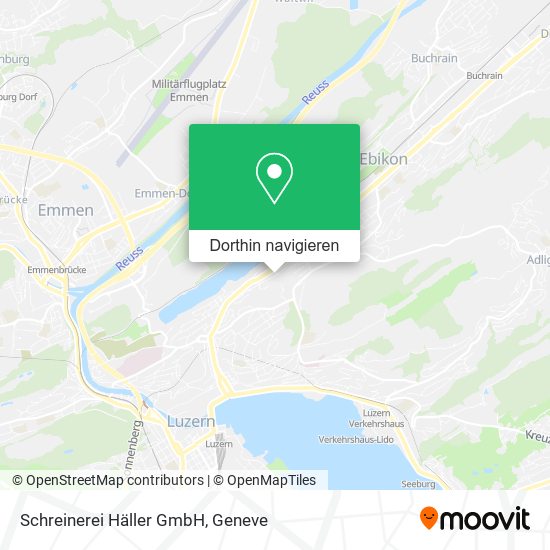 Schreinerei Häller GmbH Karte