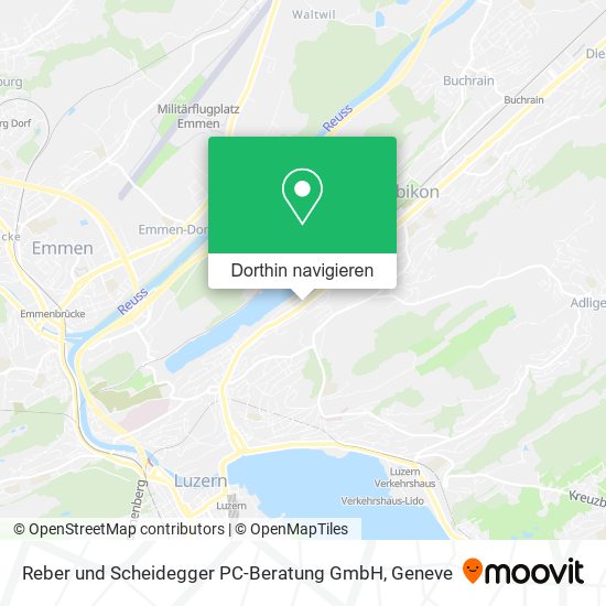 Reber und Scheidegger PC-Beratung GmbH Karte