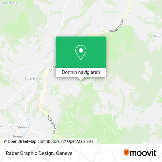 Räber Graphic Design Karte