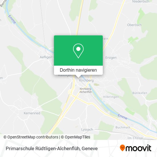 Primarschule Rüdtligen-Alchenflüh Karte