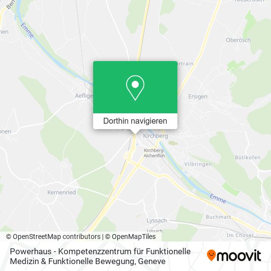 Powerhaus - Kompetenzzentrum für Funktionelle Medizin & Funktionelle Bewegung Karte
