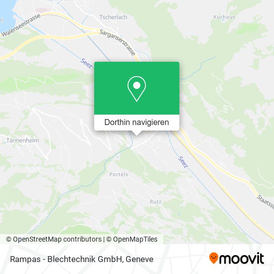 Rampas - Blechtechnik GmbH Karte