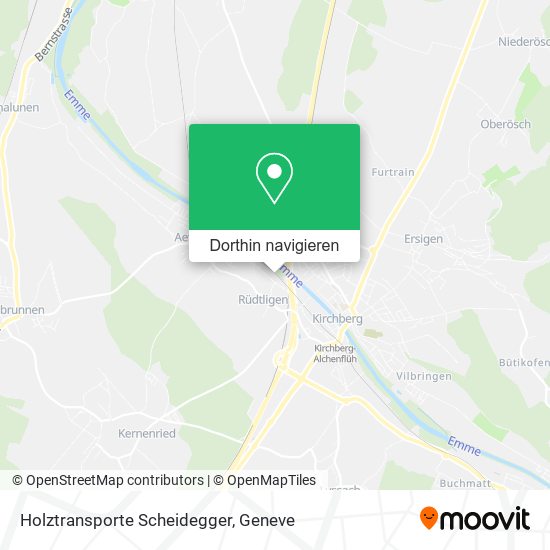 Holztransporte Scheidegger Karte