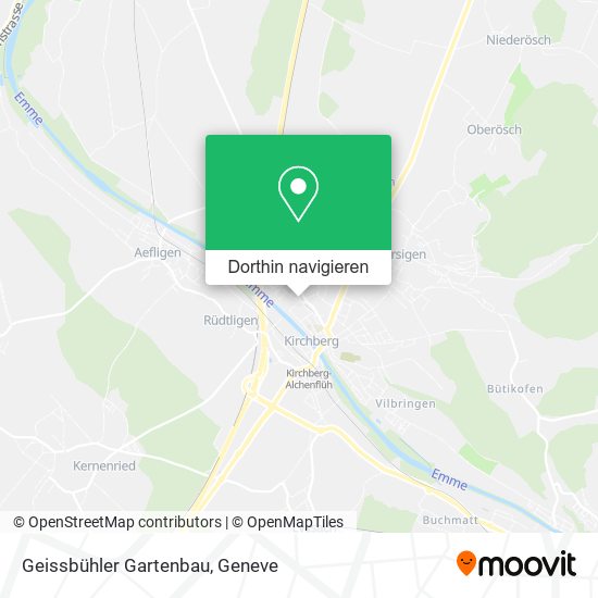 Geissbühler Gartenbau Karte