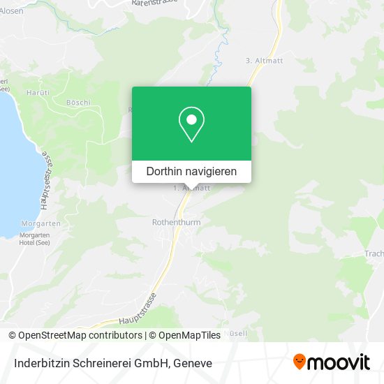Inderbitzin Schreinerei GmbH Karte