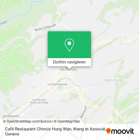 Café Restaurant Chinois Hung Wan, Wang et Associé Karte