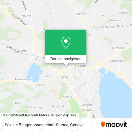 Soziale Baugenossenschaft Sursee Karte