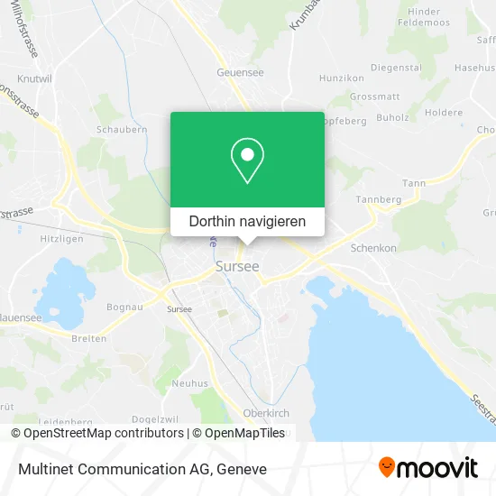 Multinet Communication AG Karte