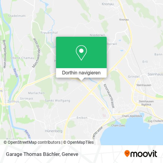 Garage Thomas Bächler Karte