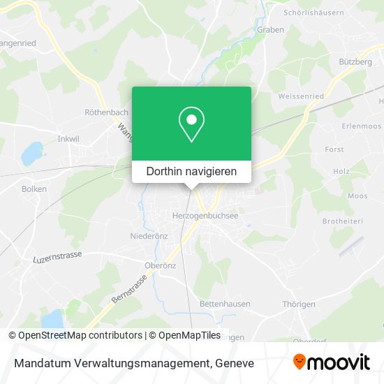 Mandatum Verwaltungsmanagement Karte