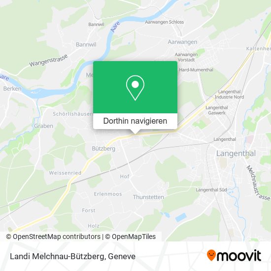 Landi Melchnau-Bützberg Karte
