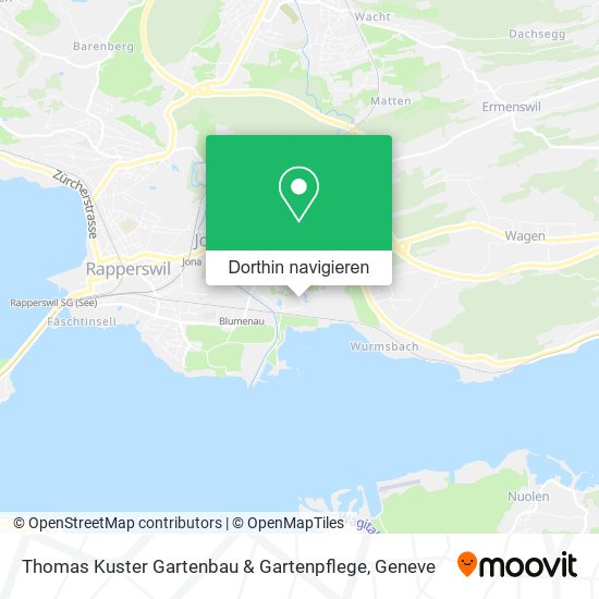 Thomas Kuster Gartenbau & Gartenpflege Karte