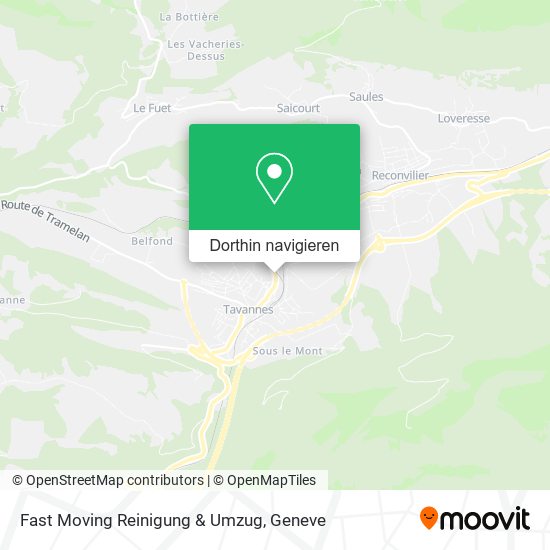 Fast Moving Reinigung & Umzug Karte