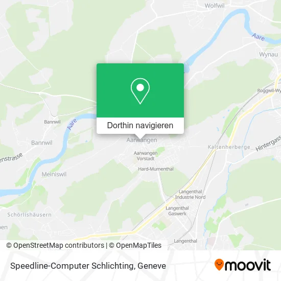Speedline-Computer Schlichting Karte