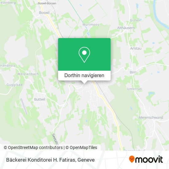 Bäckerei Konditorei H. Fatiras Karte