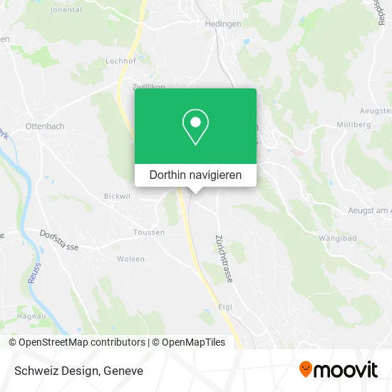 Schweiz Design Karte