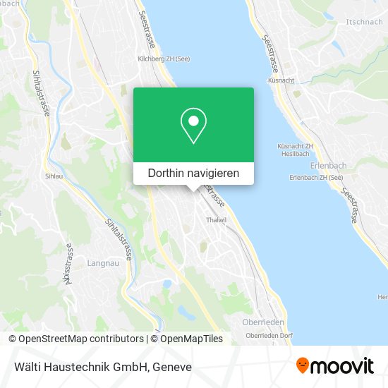 Wälti Haustechnik GmbH Karte