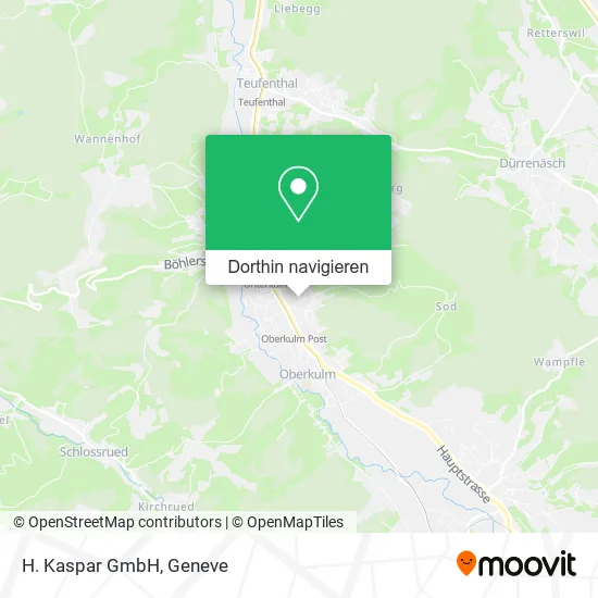 H. Kaspar GmbH Karte