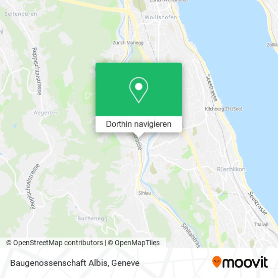 Baugenossenschaft Albis Karte
