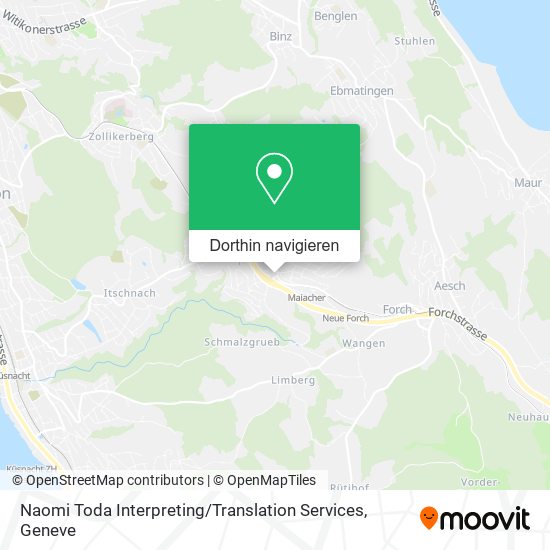 Naomi Toda Interpreting / Translation Services Karte