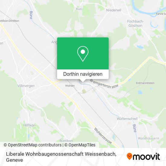 Liberale Wohnbaugenossenschaft Weissenbach Karte