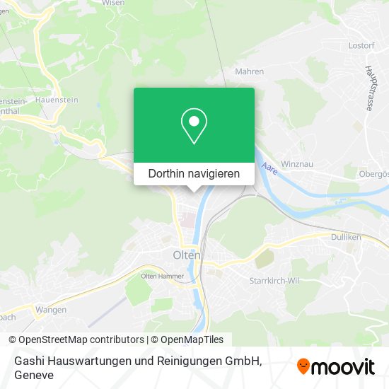 Gashi Hauswartungen und Reinigungen GmbH Karte