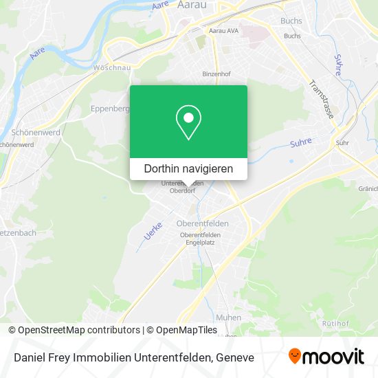 Daniel Frey Immobilien Unterentfelden Karte