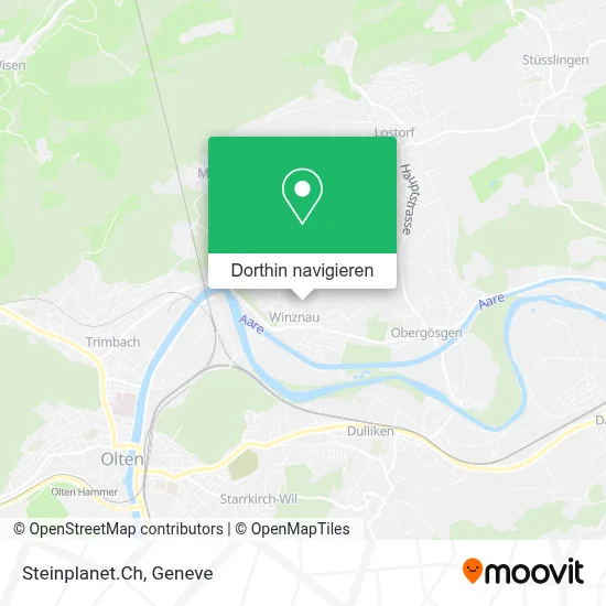 Steinplanet.Ch Karte