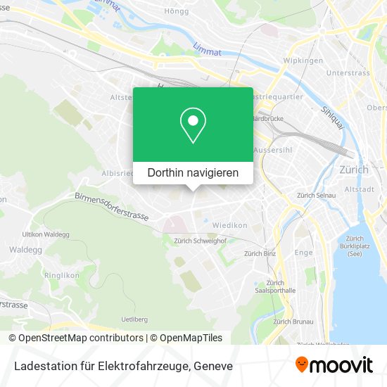 Ladestation für Elektrofahrzeuge Karte