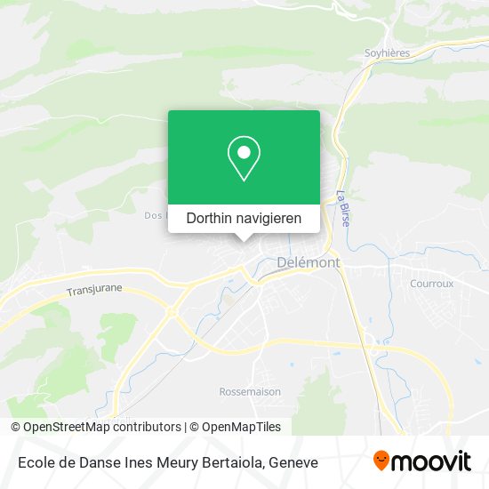 Ecole de Danse Ines Meury Bertaiola Karte